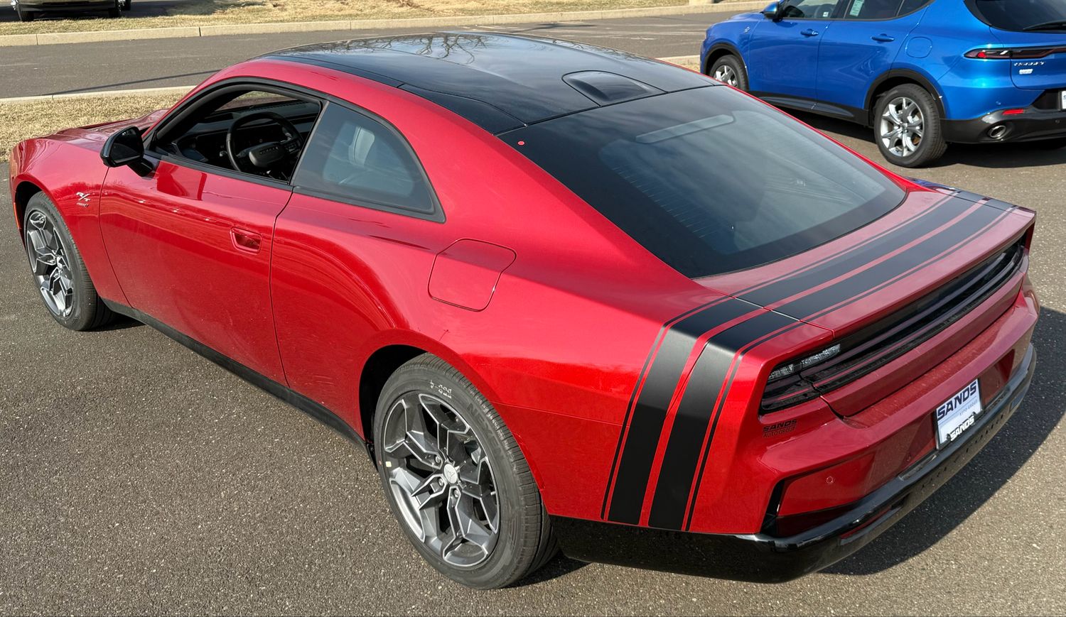 2024 & Up  Dodge Charger EV 2 Door Tail Stripe Vinyl Decals
