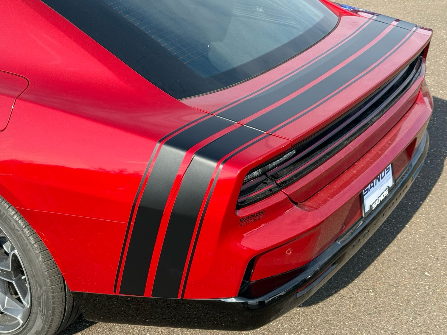 2024 & Up  Dodge Charger EV 2 Door Tail Stripe Vinyl Decals
