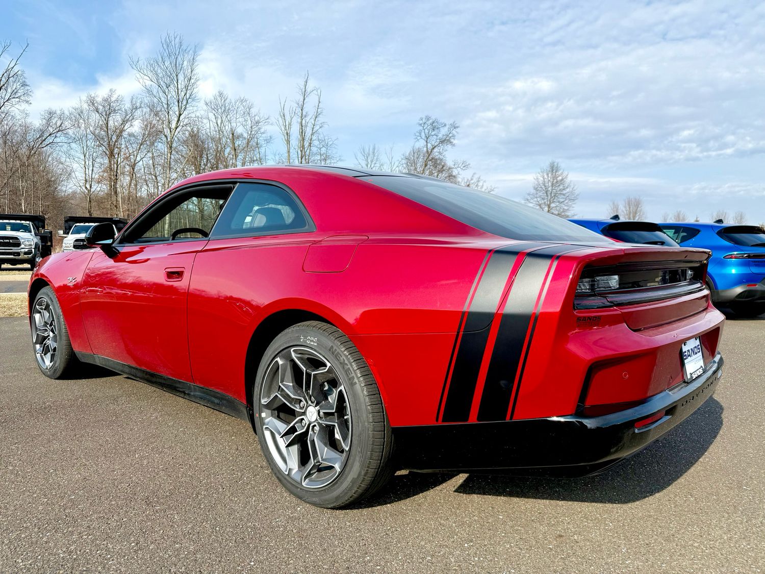 2024 & Up  Dodge Charger EV 2 Door Tail Stripe Vinyl Decals
