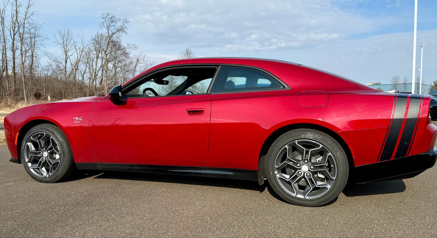 2024 & Up  Dodge Charger EV 2 Door Tail Stripe Vinyl Decals