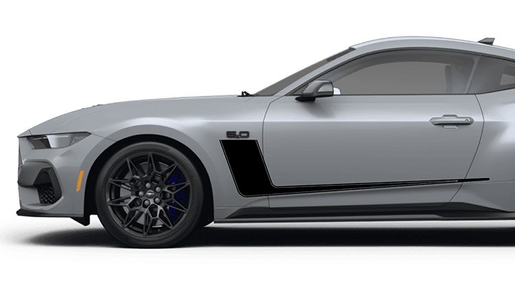 2024 - Up Mustang Checkmark Side Vinyl Graphics
