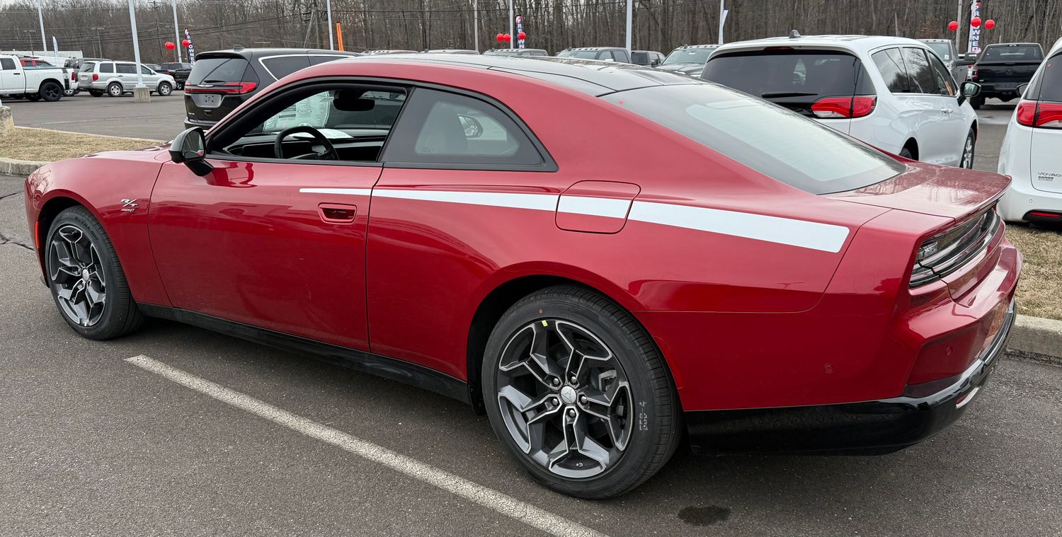 2024 & Up  Dodge Charger EV 2 Door  Daytona Style Rear QP Decals