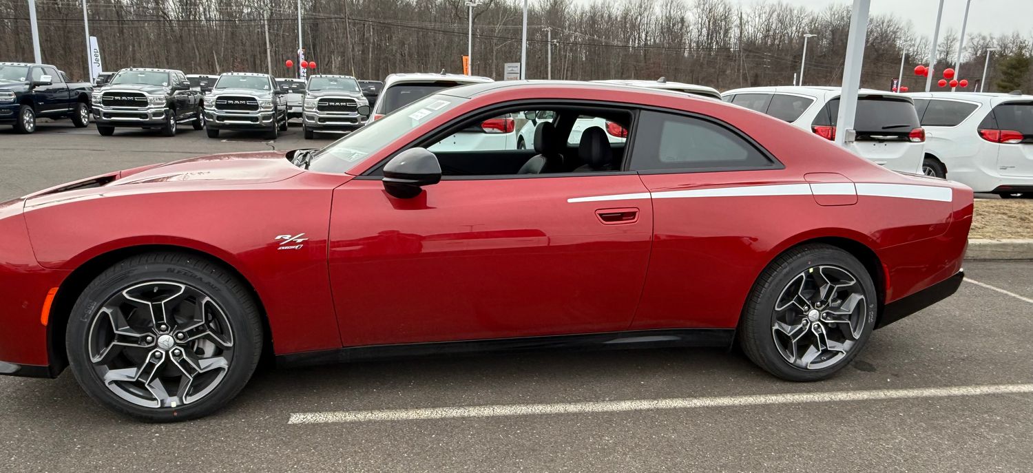 2024 & Up  Dodge Charger EV 2 Door  Daytona Style Rear QP Decals