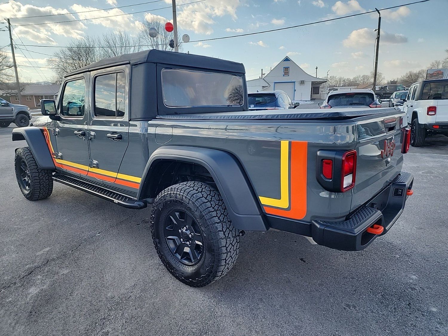 2020 & Up Jeep Gladiator Retro Scrambler Style #1 Side Stripes