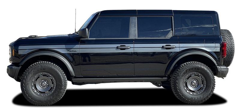 2021-up Ford Bronco Horizon Upper Body Split Stripe Graphics Kit