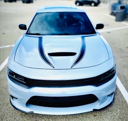 2015 - up Dodge Charger SRT Hellcat RT GT Scat Pack Hood Spear Graphics