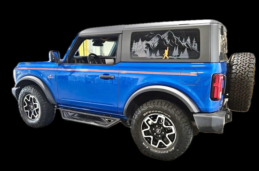 2021-up Ford Bronco UPPER Body Crease Heritage Style Stripe