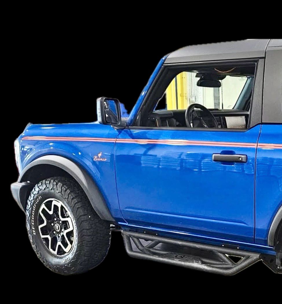 2021-up Ford Bronco UPPER Body Crease Heritage Style Stripe
