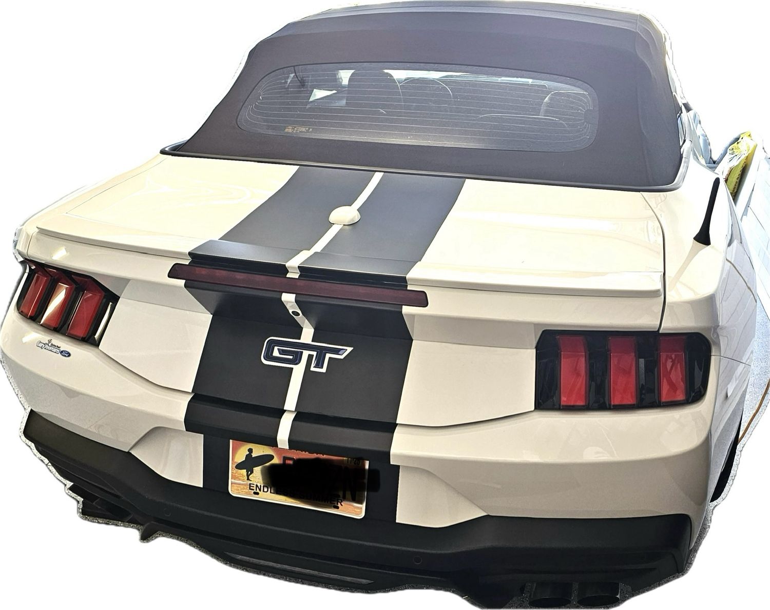 2024 - Up Mustang 8" Wide Bumper to Bumper Rally Stripes