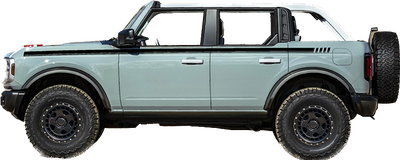 2021-up Ford Bronco Full Length FE Style Upper Side Stripe Kit