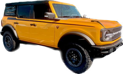2021-up Ford Bronco Tapered Spear Side Stripe Kit