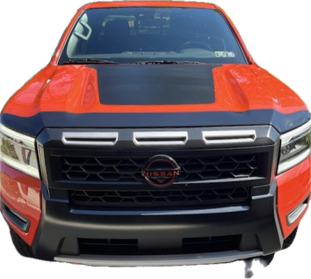 2022-up Nissan Frontier Hood Blackout 2022-up Nissan Frontier Hood Blackout