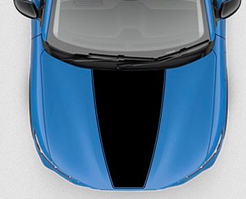 MACH E HOOD CENTER GRAPHICS