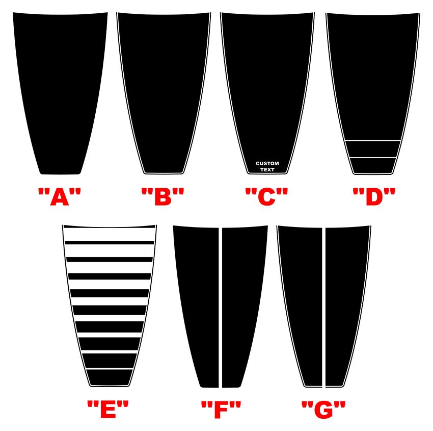 MACH E HOOD CENTER GRAPHICS
