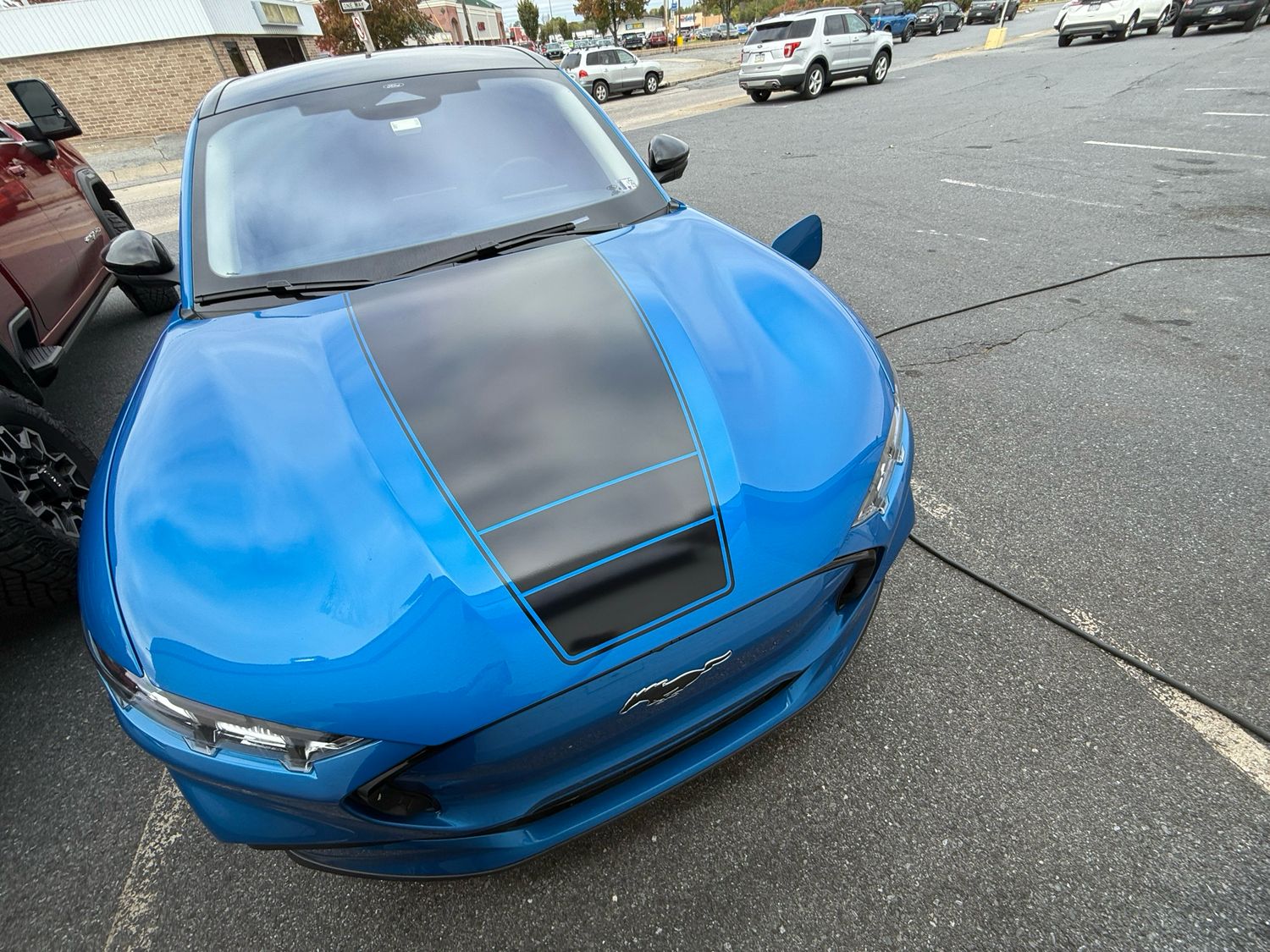 MACH E HOOD CENTER GRAPHICS