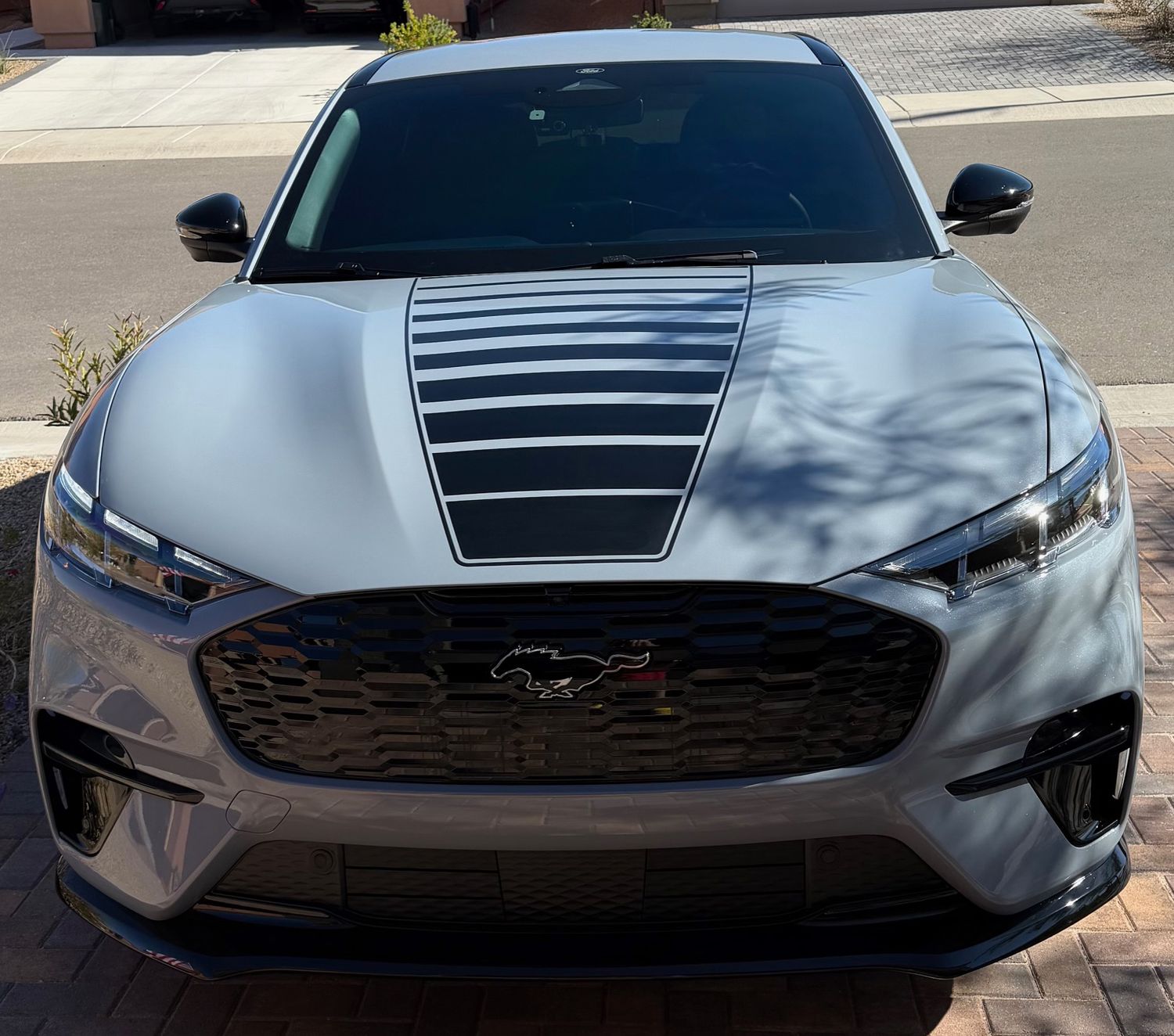 MACH E HOOD CENTER GRAPHICS