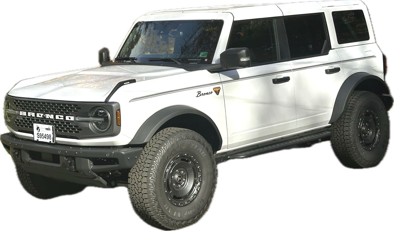 2021-up Ford Bronco UPPER Body Crease Heritage Style Stripe