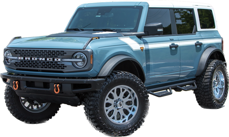 2021-up Ford Bronco Retro Special Decor Style SIDE Graphics Kit (Below Body Line)