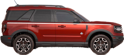 2021-up Ford BRONCO SPORT Heritage Style Upper Body Stripes