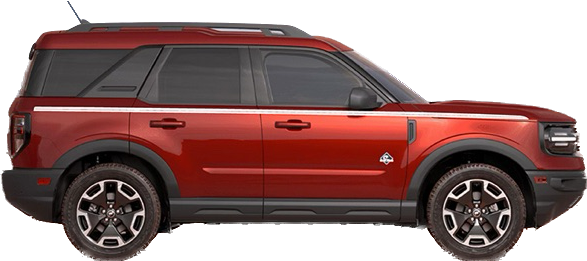 2021-up Ford BRONCO SPORT Heritage Style Upper Body Stripes