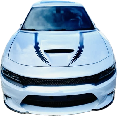 2015 - up Dodge Charger SRT Hellcat RT GT Scat Pack Hood Spear Graphics