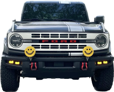 2021-up Ford Bronco Offset Rally Stripe Vinyl Graphics Kit