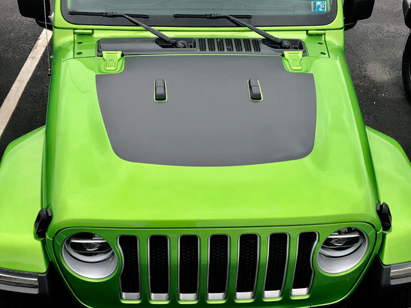 2018 - up Jeep Gladiator JT Wrangler JL JLU Hood Blackout Vinyl Graphics