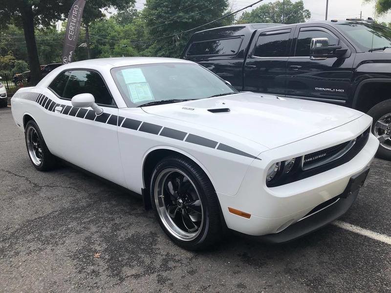 2008 - Up Dodge Challenger AAR Style Full Upper Strobe Stripes