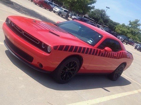 2008 - Up Dodge Challenger AAR Style Full Upper Strobe Stripes