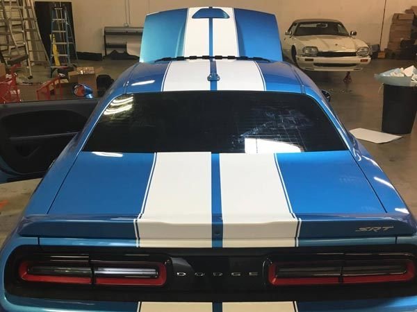 2015 - 2018 Up Dodge Challenger SRT Hellcat Style Rally Stripe Kit​