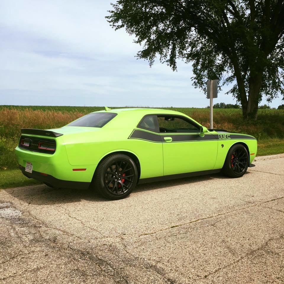 2008 - Up Dodge Challenger T/A Style Side Stripe Graphics Kit
