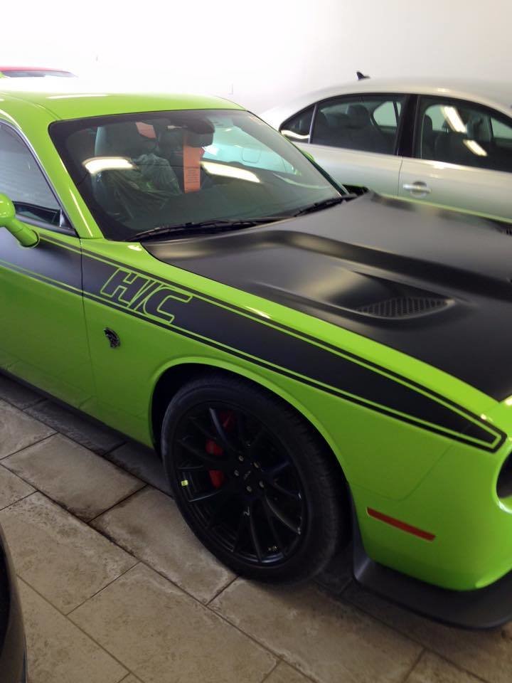 2008 - Up Dodge Challenger T/A Style Side Stripe Graphics Kit