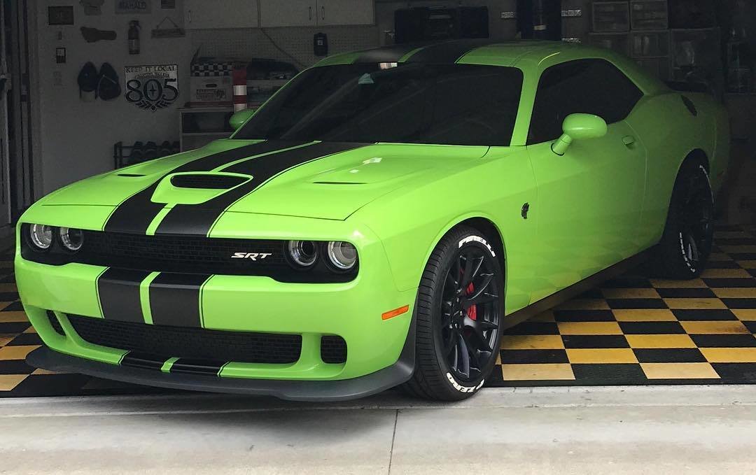 2015 - 2018 Up Dodge Challenger SRT Hellcat Style Rally Stripe Kit​