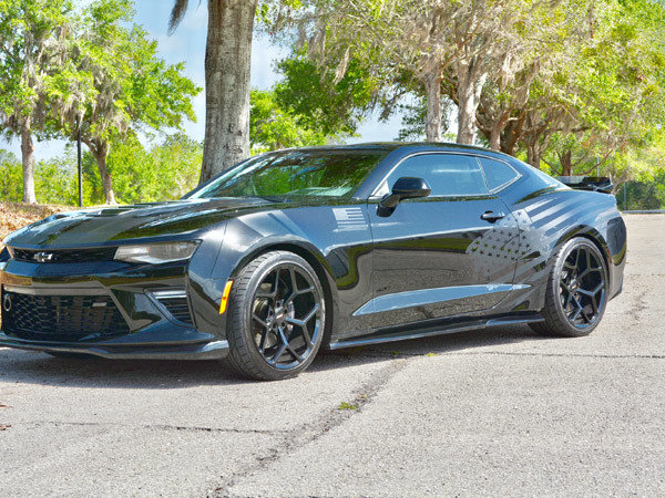 Camaro Large Tattered Flag Graphics