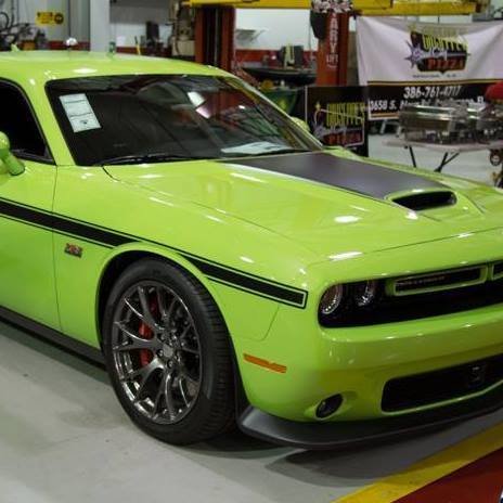 2015 - up Dodge Challenger SRT Hellcat Scat Pack RT GT Hood Blackout Graphics