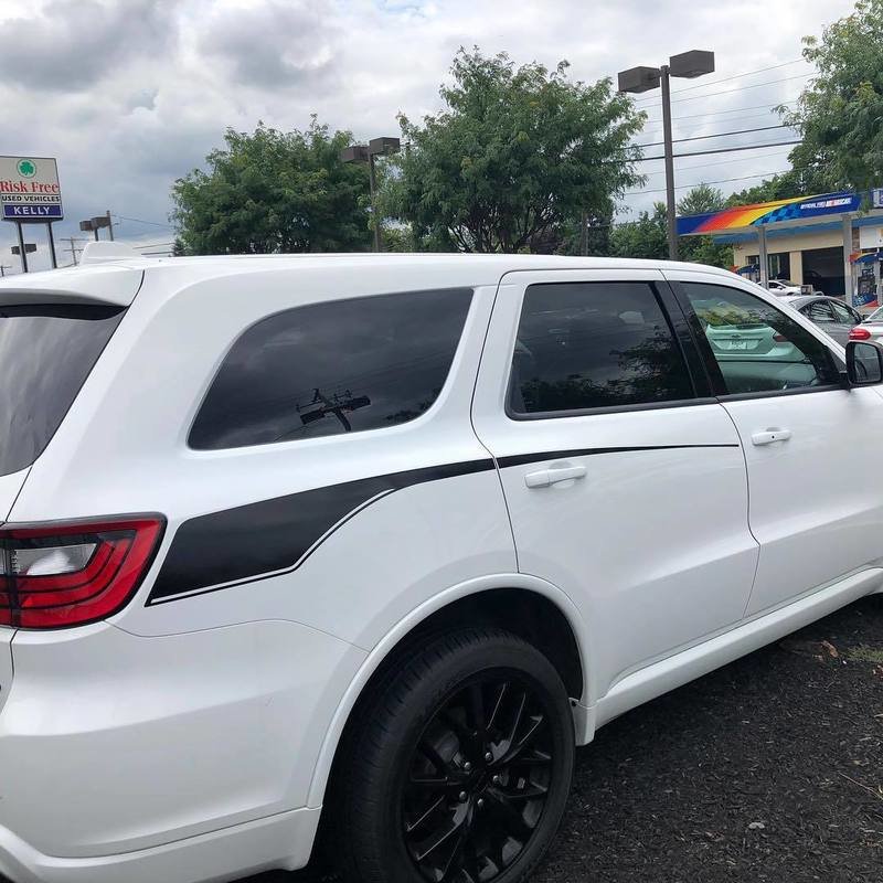 2011 - Up Dodge Durango Rear Hockey Stripes