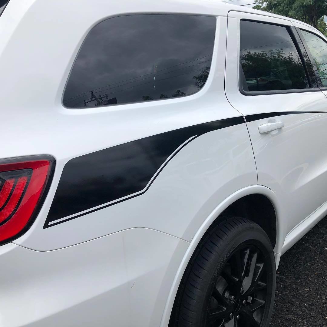2011 - Up Dodge Durango Rear Hockey Stripes