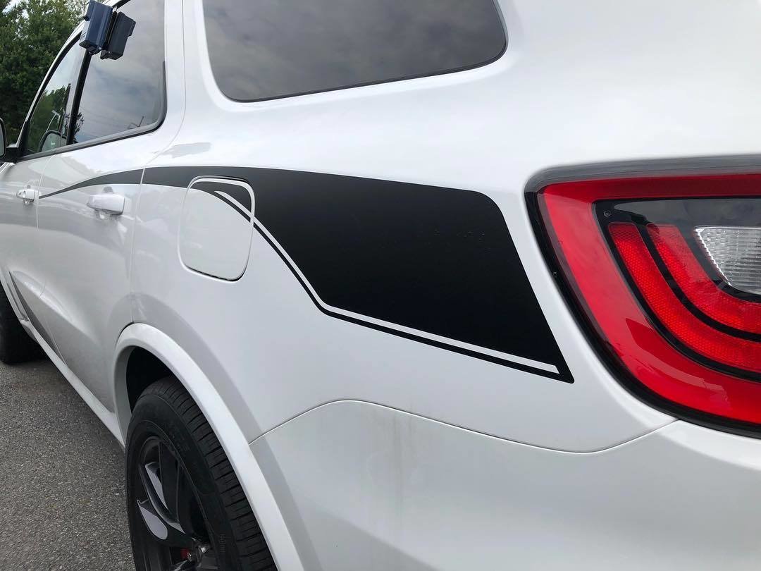 2011 - Up Dodge Durango Rear Hockey Stripes