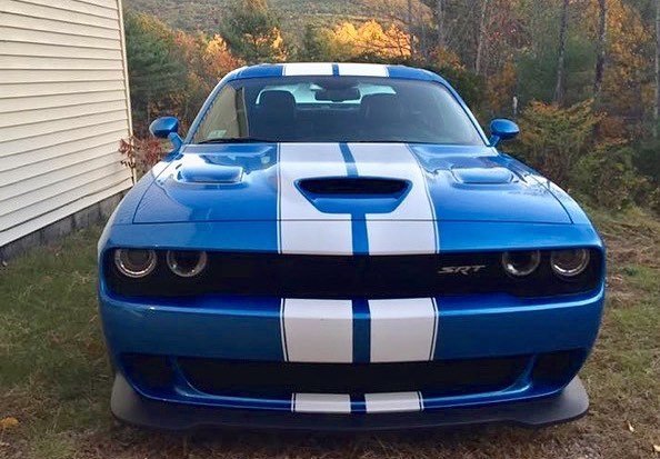 2015 - 2018 Up Dodge Challenger SRT Hellcat Style Rally Stripe Kit​