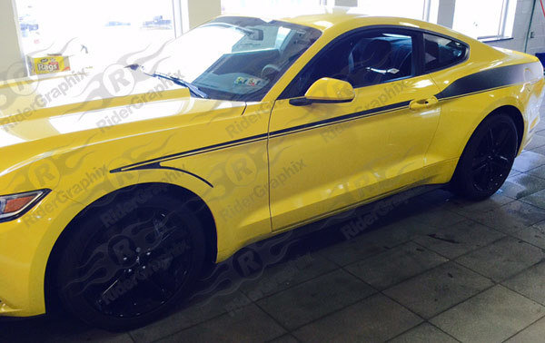 2015 - 2023 Mustang Devil Tail Side Stripes