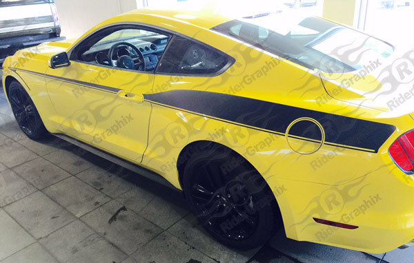 2015 - 2023 Mustang Devil Tail Side Stripes
