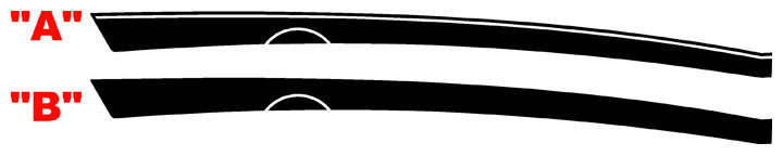 2010 - 2015 Camaro Devil Tail Side Stripes