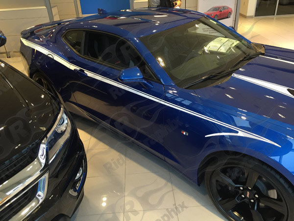2016 - Up Camaro Devil Tail Side Stripes