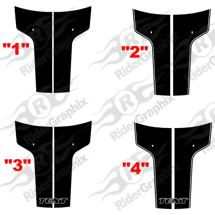 2008 - 2014 Challenger 16 Piece Rally Stripes