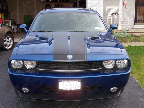 2008 - 2014 Challenger SRT Factory Style Hood Stripes