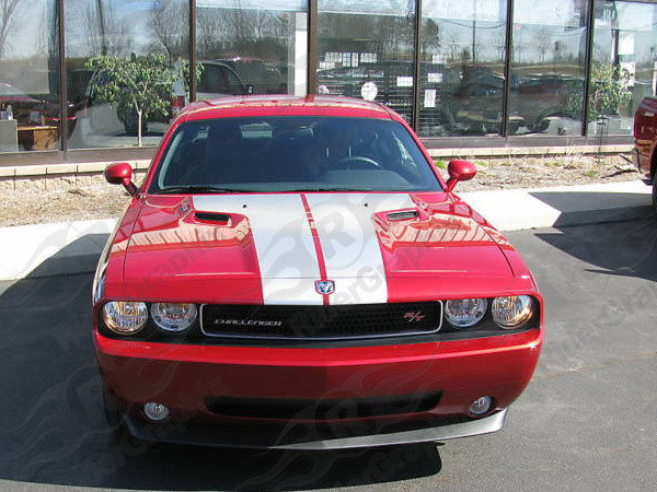 2008 - 2014 Challenger SRT Factory Style Hood Stripes