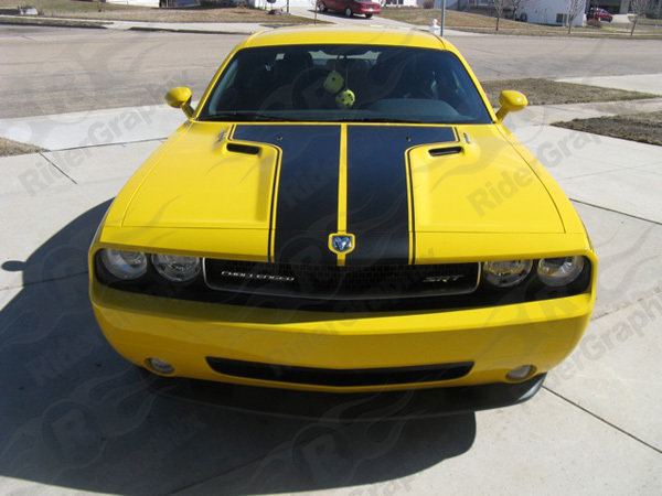 2008 - 2014 Challenger SRT Factory Style Hood Stripes