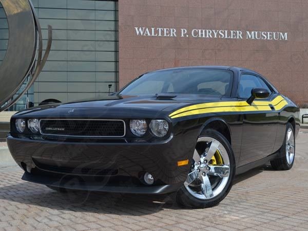 2008 - Up Dodge Challenger 71 RT Style Side Stripes