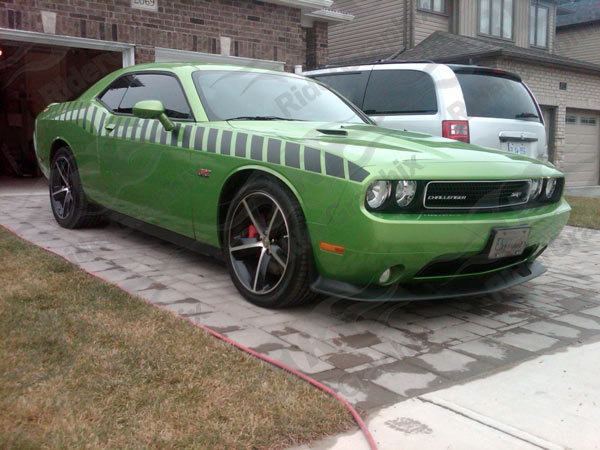 2008 - Up Dodge Challenger AAR Style Full Upper Strobe Stripes