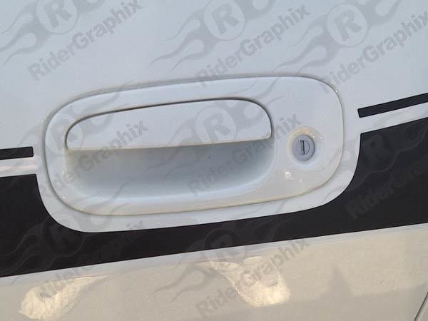 2008 - Up Dodge Challenger Full Upper Accent Side Stripes